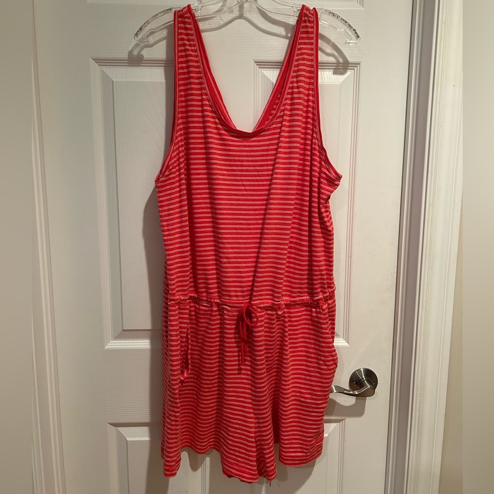 3 For $30 The North Face Red Striped Romper